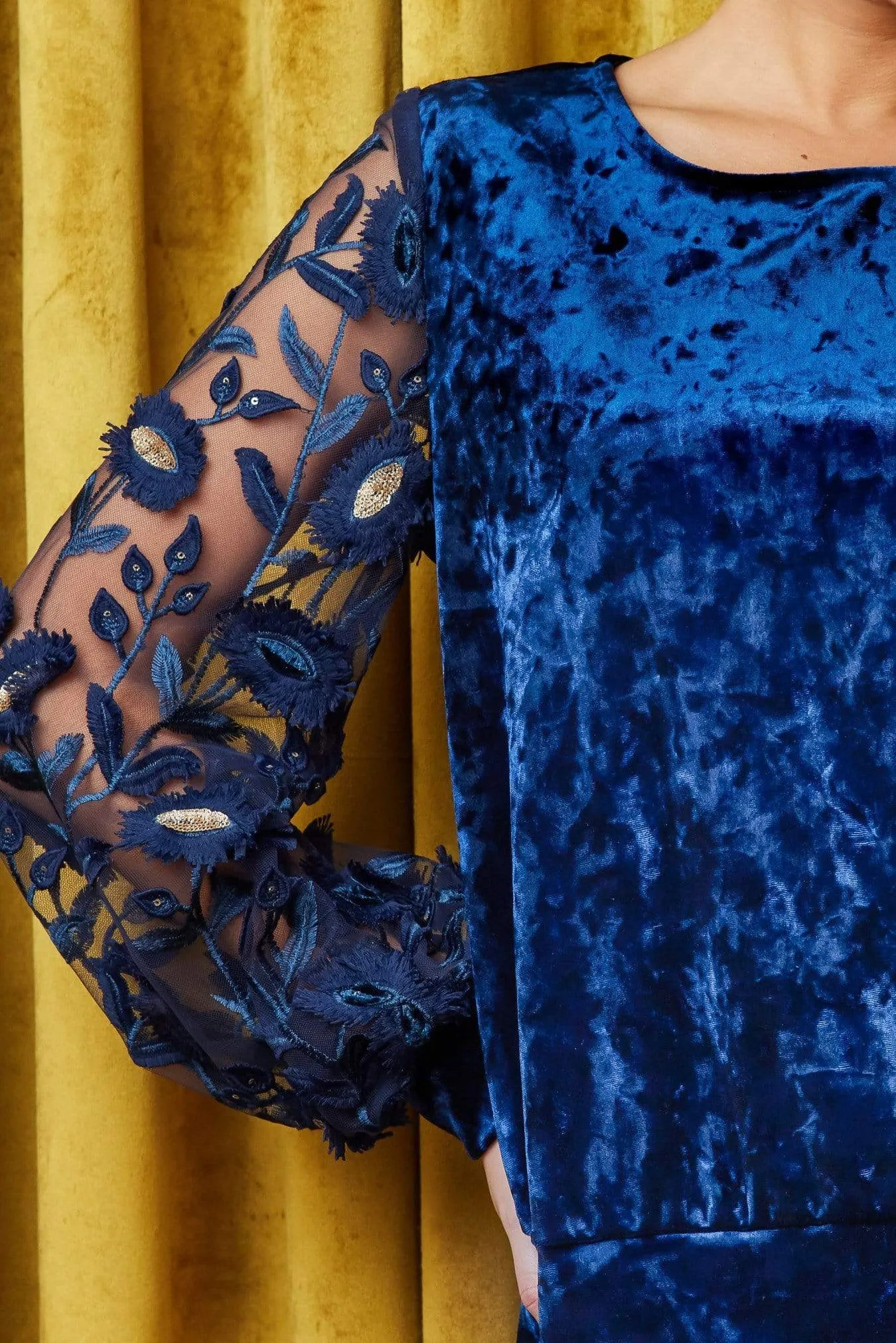 Rios Top - Navy Bloom sold by Eva Franco product image thumbnail 4