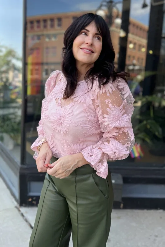 Lace Floral Blouse sold by Eva Franco