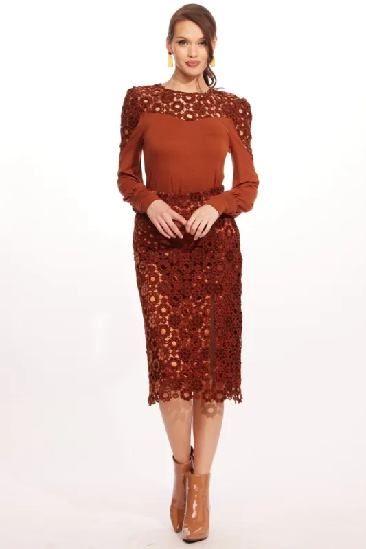 Brina Skirt – Sumatra Lace sold by Eva Franco