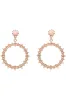 Peach Stone Hoop sold by Eva Franco
