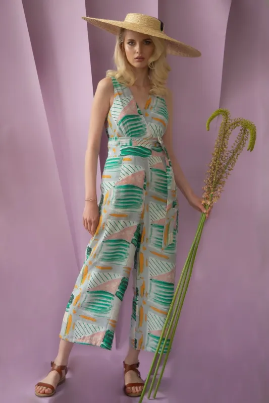 Gable Jumpsuit - Rum Baba sold by Eva Franco