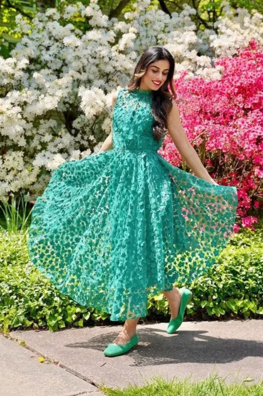 Shentel Dress - Seaglass Petal made by Eva Franco
