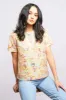 Rosita Top in Tequila Sunrise sold by Eva Franco
