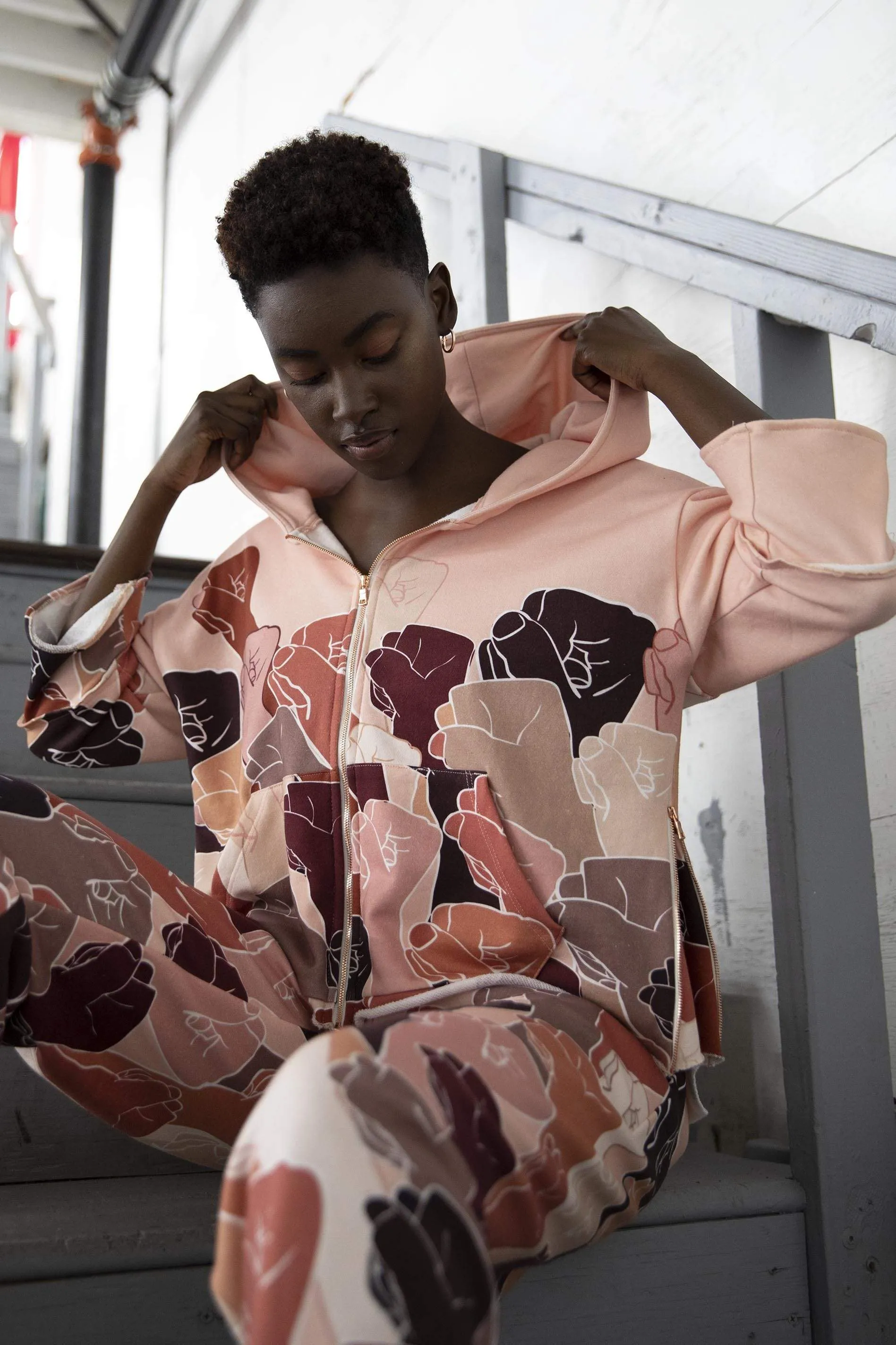 Justice Hoodie Jacket sold by Eva Franco product image thumbnail 2