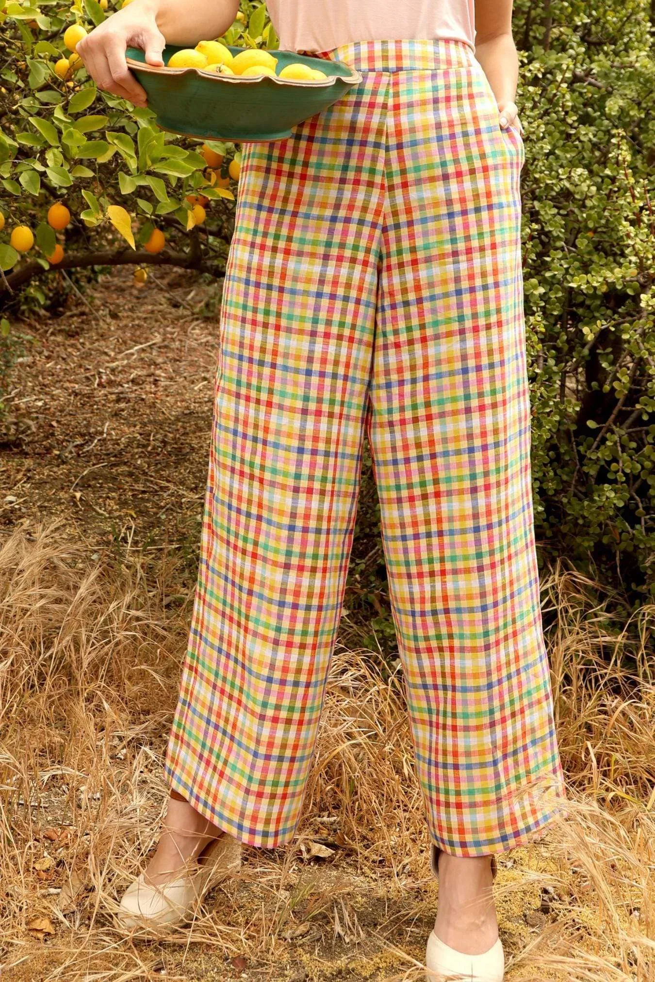 Linen Plaid Pant sold by Eva Franco product image thumbnail 5
