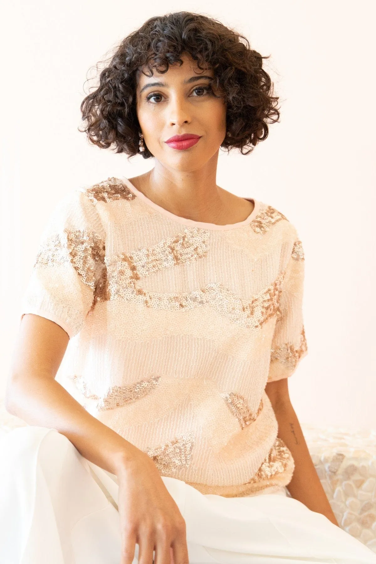 Rosita Top-Champagne Sparkler sold by Eva Franco product image thumbnail 3