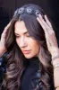 Black Rhinestone Headband sold by Eva Franco
