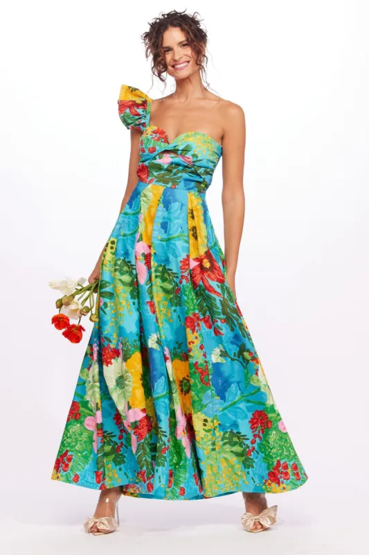 One-Shoulder Pleated Dress - Matisse sold by Eva Franco