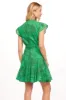 Meret Dress - Evergreen Angelica sold by Eva Franco