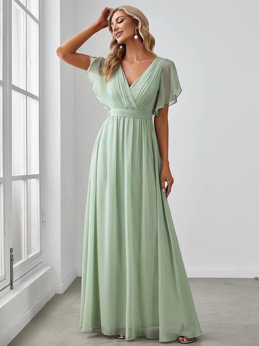 Sage Green Bridesmaid Gowns sold by Ever Pretty product image thumbnail 5