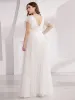 Plus Size Cap Sleeve Floral Lace Long Formal Dresses sold by Ever Pretty