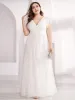 Plus Size Cap Sleeve Floral Lace Long Formal Dresses sold by Ever Pretty