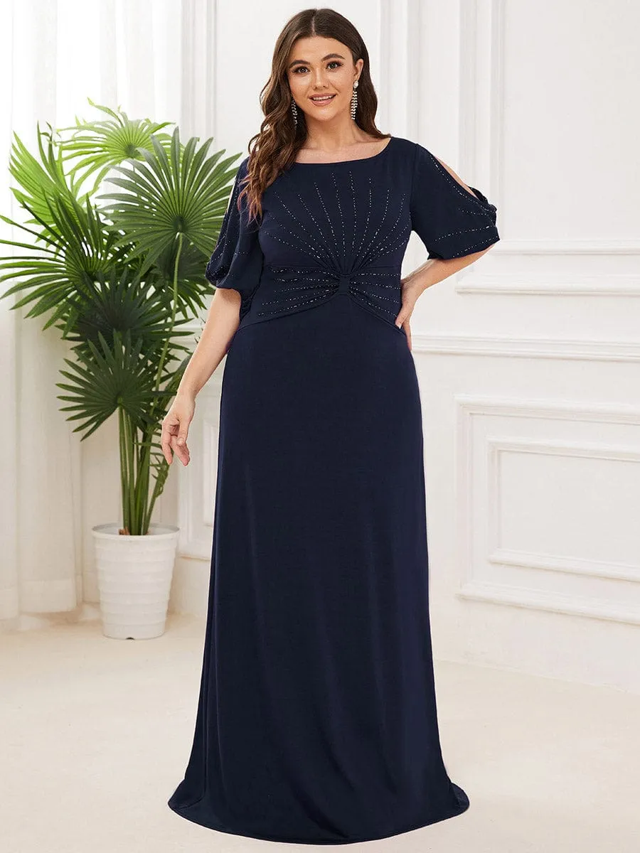 pretty VICOTIRE|Simple Plus Size Bodycon Maxi Mermaid Wedding Guest Dress sold by Ever Pretty