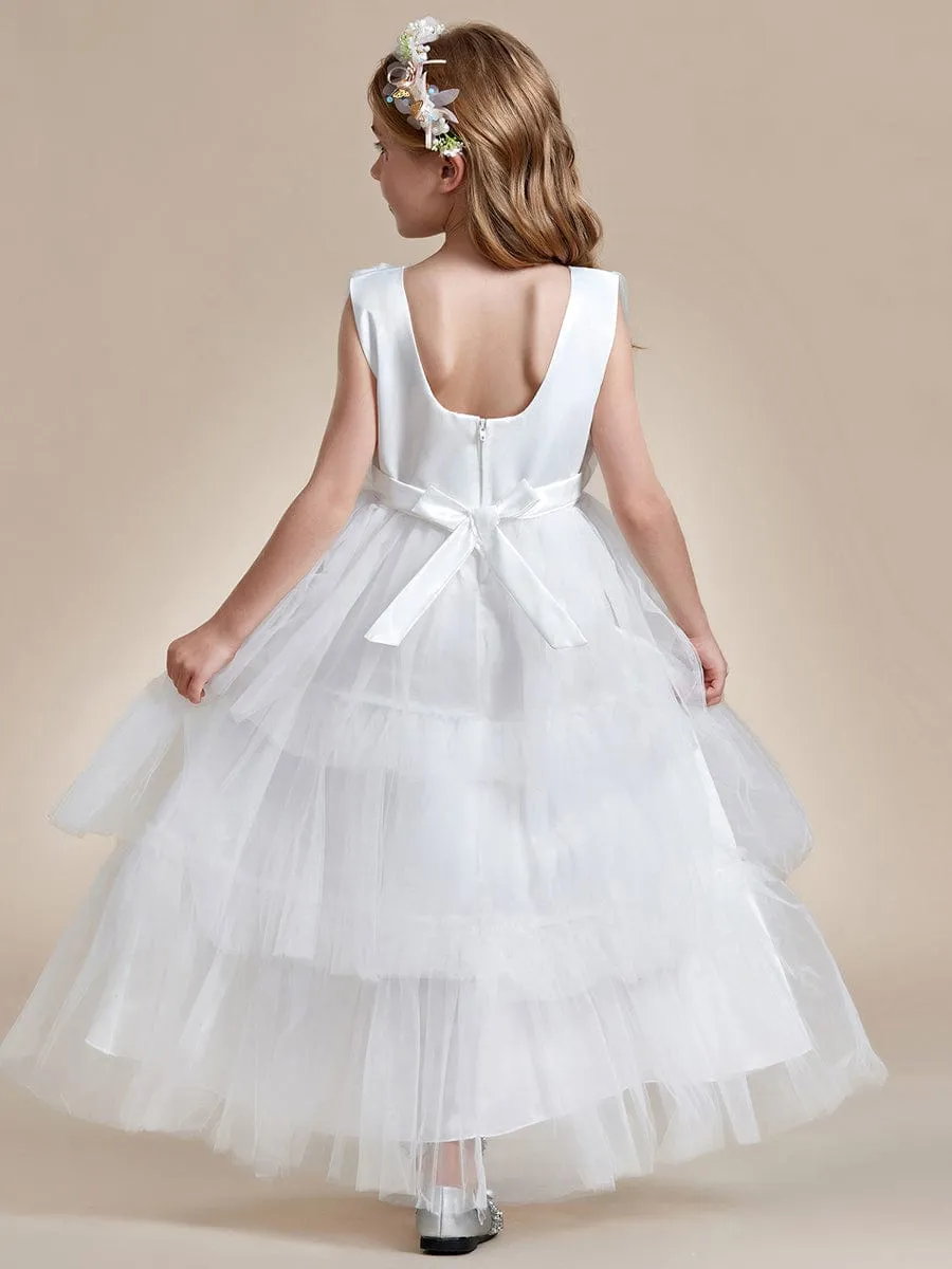 HERMINA|Princess Style Layered Cake Long Tulle Flower Girls Dress sold by Ever Pretty product image thumbnail 2
