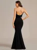 Glitter Spaghetti Strap U-Veck Open Back Bodycon Stretchy Evening Dress sold by Ever Pretty