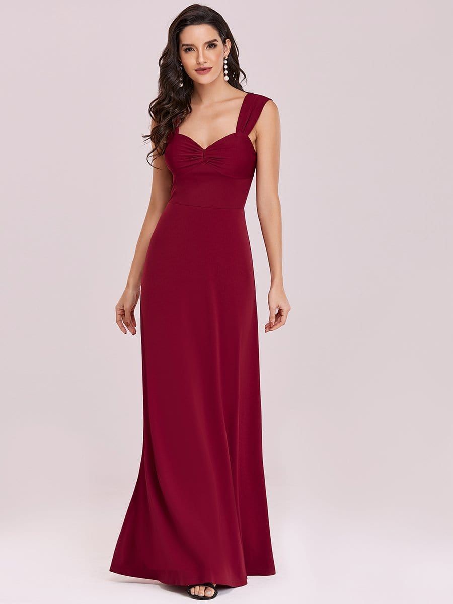 Floor Length Sweetheart Pleated Bodice Bridesmaid Dress sold by Ever Pretty product image thumbnail 5