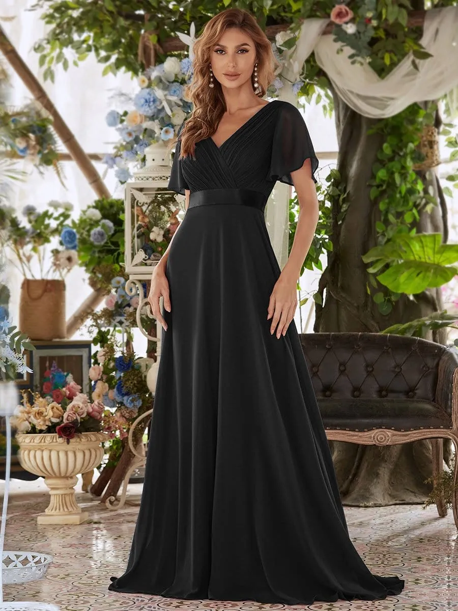 burgundy dress long formal High Neck Lace Bodice Princess Burgundy Long Prom Dress PG921 US6 / Burgundy main image 0