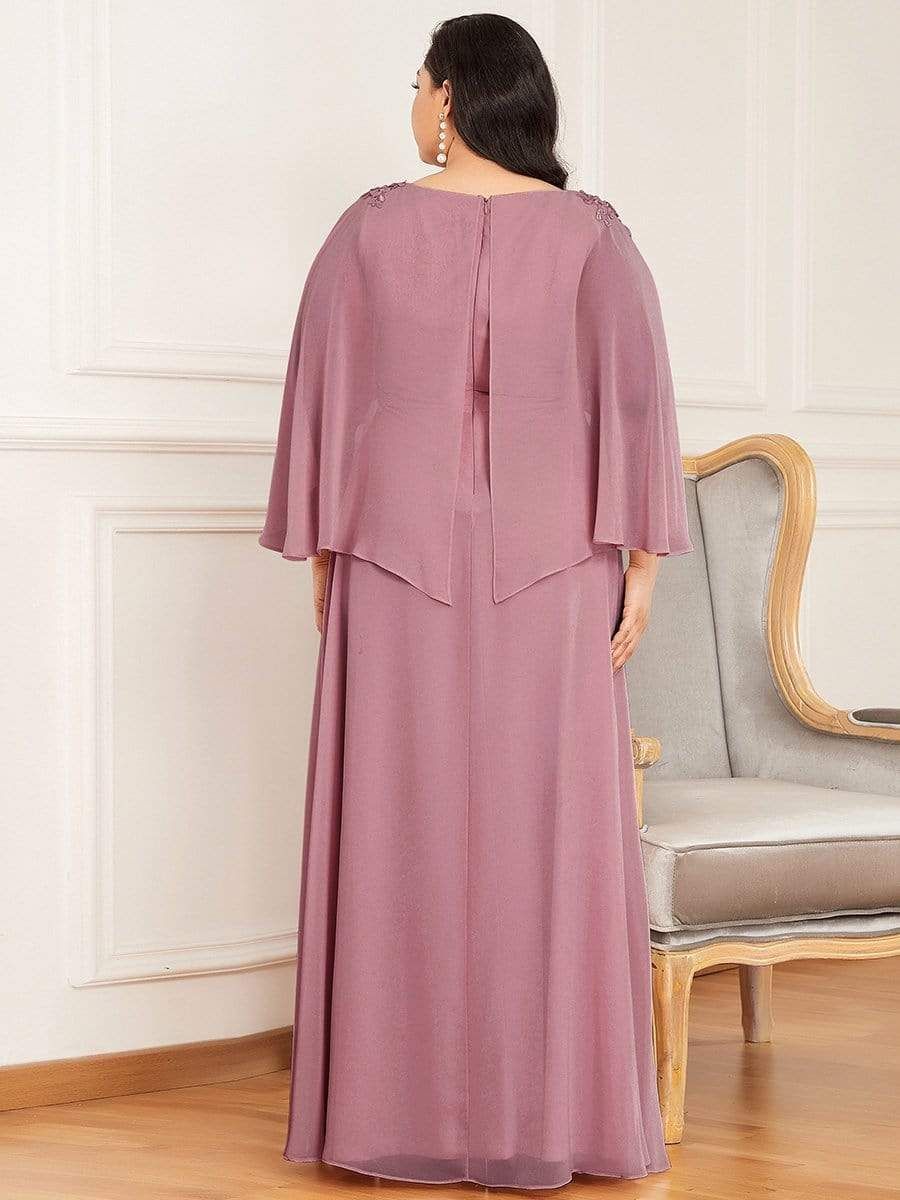 Women's Plus Size Long Formal Bridesmaid Dress with Wraps sold by Ever Pretty product image thumbnail 2
