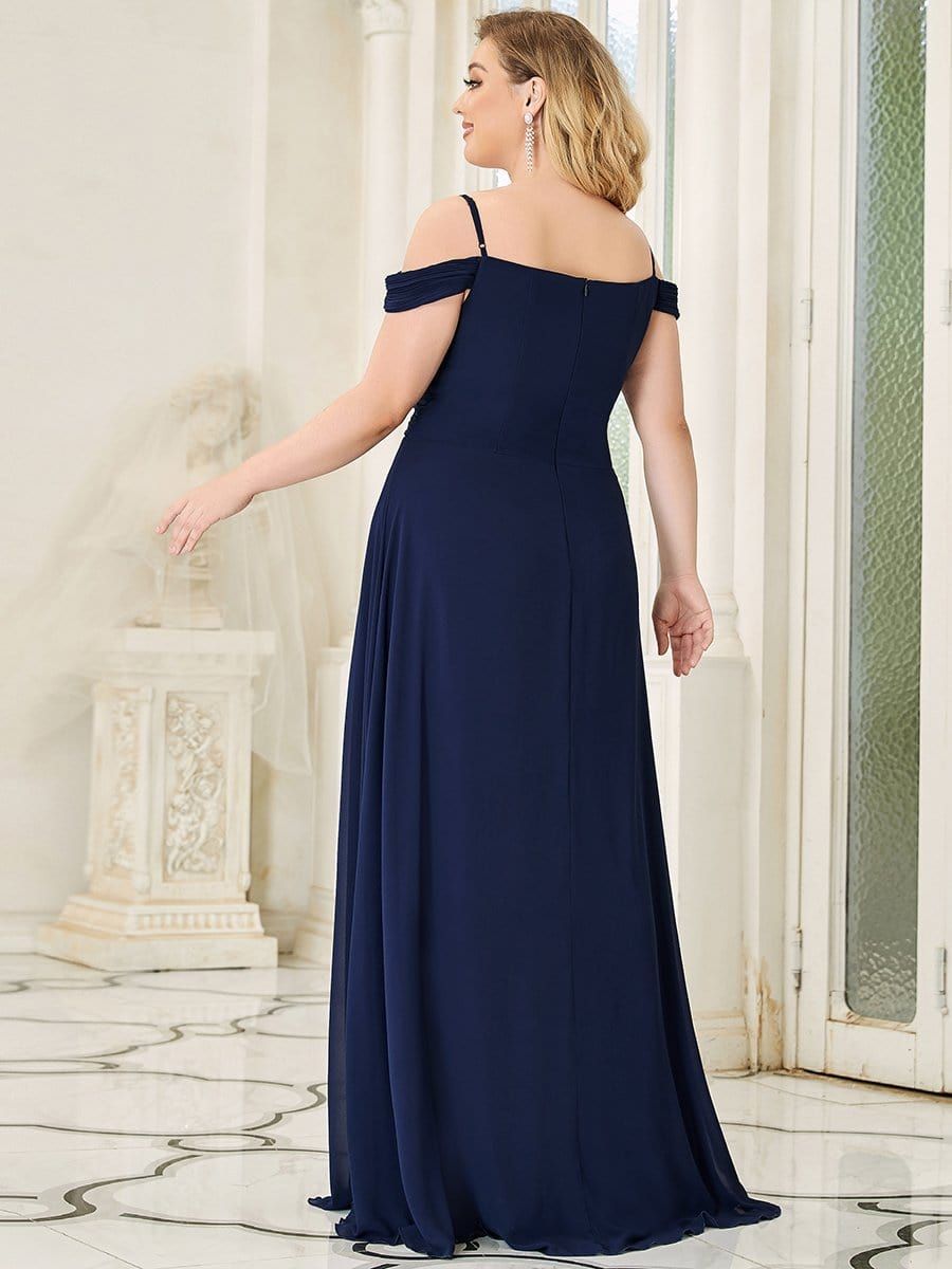 Plus Size Sweetheart Cold Shoulder A-Line Bridesmaid Dress sold by Ever Pretty product image thumbnail 2