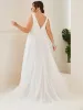 Plus Size Empire Waist Sleeveless Lace Sheer A-Line Wedding Dress sold by Ever Pretty