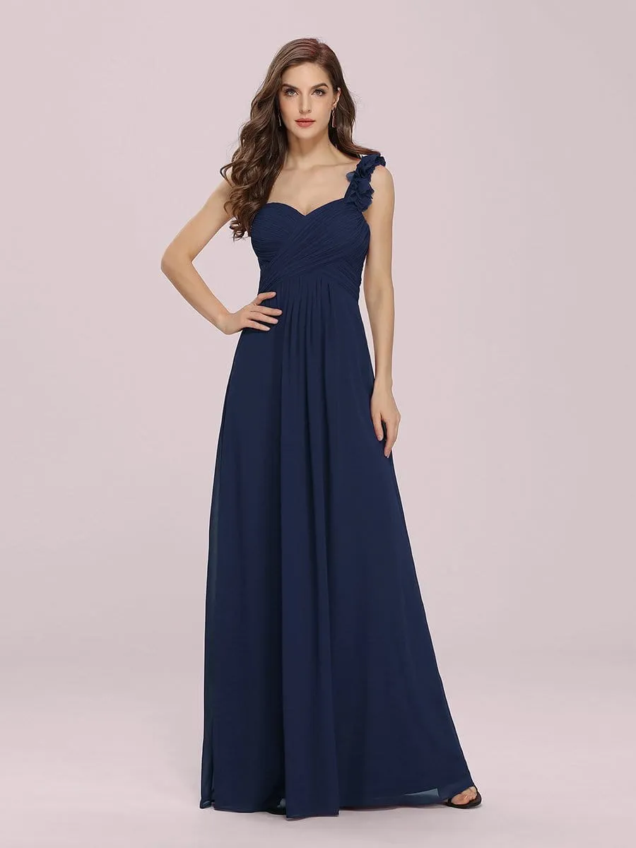 ever JAYLEEN|Sweet Pleated Bodice One Shoulder Chiffon Bridesmaid Dress sold by Ever Pretty product image thumbnail 5