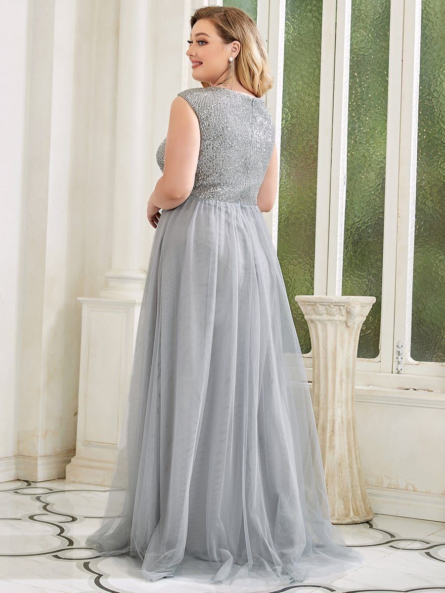Plus Size Sequin Formal Maxi Dresses for Weddings sold by Ever Pretty product image thumbnail 17