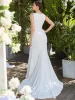Sleeveless Floral Lace High Neck Side Slit Casual Wedding Dress sold by Ever Pretty