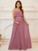Ruffle Top Spaghetti Strap A-Line Maternity Dress sold by Ever Pretty