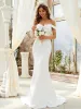 SEOULIS'S BRIDE|Off the Shoulder Mermaid Corset Eloping Dress for Wedding sold by Ever Pretty