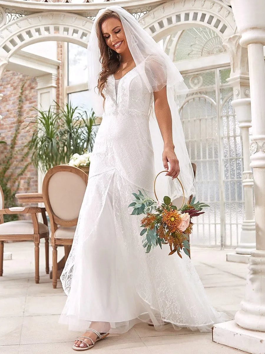 Lace Spaghetti Strap Bodycon Fishtail Dress sold by Ever Pretty product image thumbnail 4