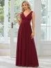 Lace Empire Waist V-Back Sleeveless Chiffon Evening Dress sold by Ever Pretty