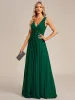 Brave Iris | Floral Applique Sleeveless Chiffon Long Formal Evening Dress sold by Ever Pretty