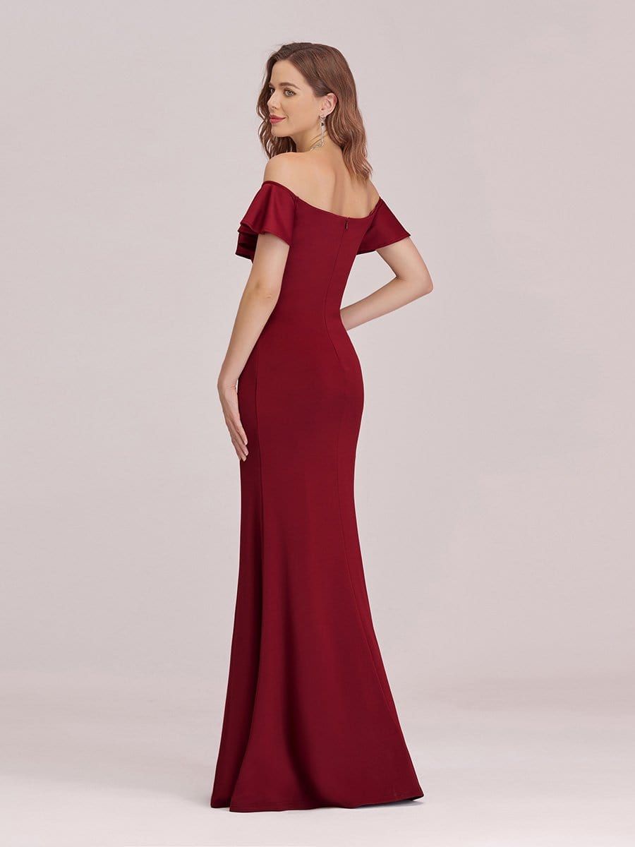 Sexy Off Shoulder Mermaid Evening Dress with Appliques sold by Ever Pretty product image thumbnail 2
