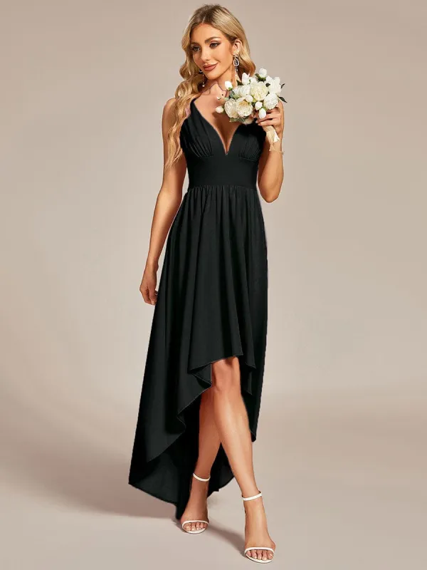 Elegant High-Low Sleeveless Empire Waist Bridesmaid Dress sold by Ever Pretty