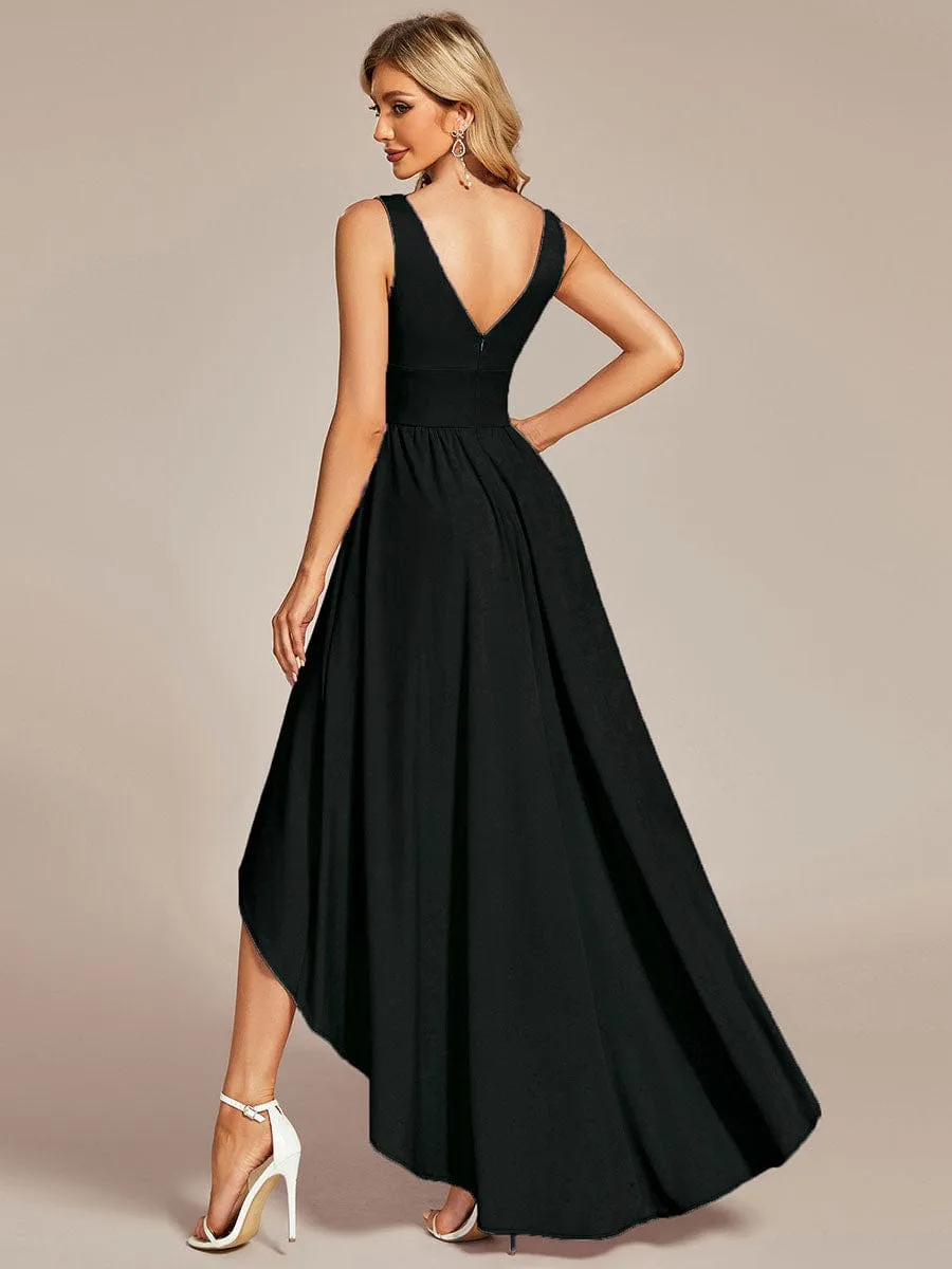 Elegant High-Low Sleeveless Empire Waist Bridesmaid Dress sold by Ever Pretty product image thumbnail 2