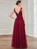 Sequin Sleeveless Lace-Up Tulle Evening Dress sold by Ever Pretty