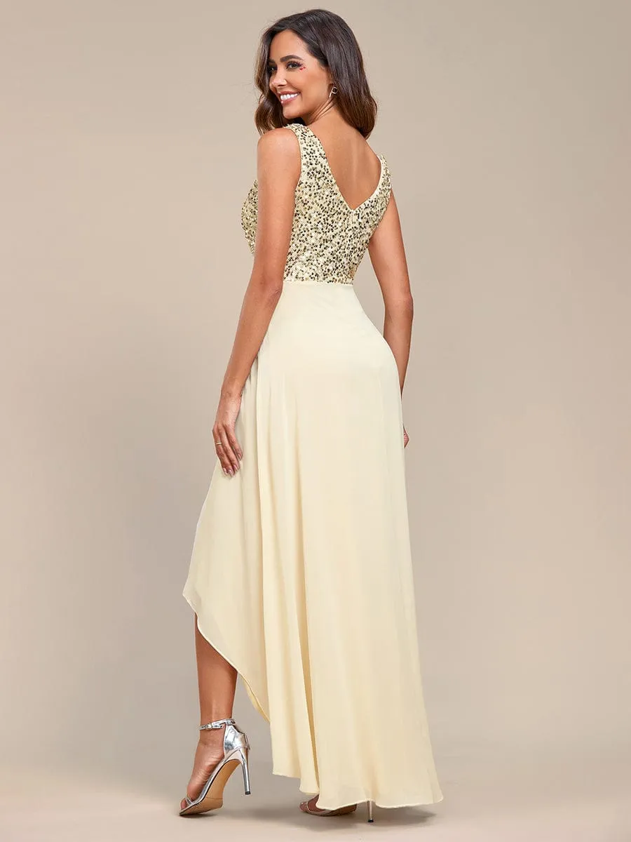 Sexy High-Low Maxi Chiffon Evening Dresses with Sequin sold by Ever Pretty product image thumbnail 4
