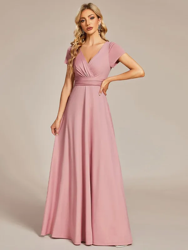 bridesmaid dresses empire line Burnt Orange / 26 Please refer to size chart.Stretch Empire Bridesmaid Dresses | JJ's