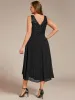 Plus Size Sequin Bodice V-Neck Sleeveless Chiffon Wedding Guest Dress sold by Ever Pretty