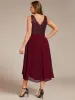 Plus Size Sequin Bodice V-Neck Sleeveless Chiffon Wedding Guest Dress sold by Ever Pretty