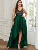 pretty ALYNA|High Low Sleeveless Plus Size Dresses With Sequin for Evening sold by Ever Pretty