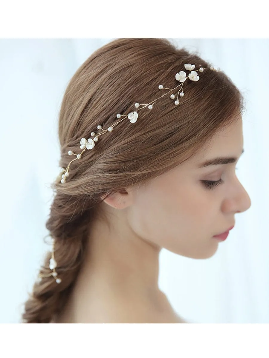 1-meter Long Handmade Pearl Braided Headband High-end Accessories sold by Ever Pretty product image thumbnail 3