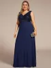 Plus Size Sequin Sleeveless Double V-Neck Formal Evening Dress sold by Ever Pretty