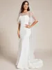 Custom Size Sweetheart Neckline Bodycon Floor Length Wedding Dress sold by Ever Pretty
