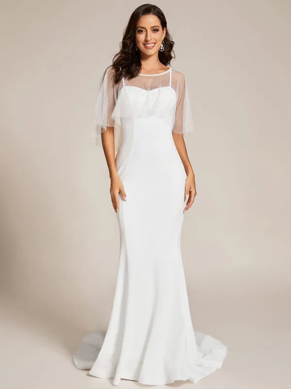 Custom Size Sweetheart Neckline Bodycon Floor Length Wedding Dress sold by Ever Pretty
