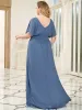 pretty AMBRYN|Plus Size Empire Waist Chiffon Formal Maxi Evening Dress sold by Ever Pretty