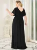 pretty AMBRYN|Plus Size Empire Waist Chiffon Formal Maxi Evening Dress sold by Ever Pretty