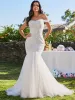 ANDARA'S BRIDE|Bodycon Lace Off Shoulder Mermaid Wedding Dress sold by Ever Pretty