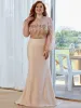 Plus Size Off-Shoulder Long Sleeve Sequin Formal Dresses sold by Ever Pretty