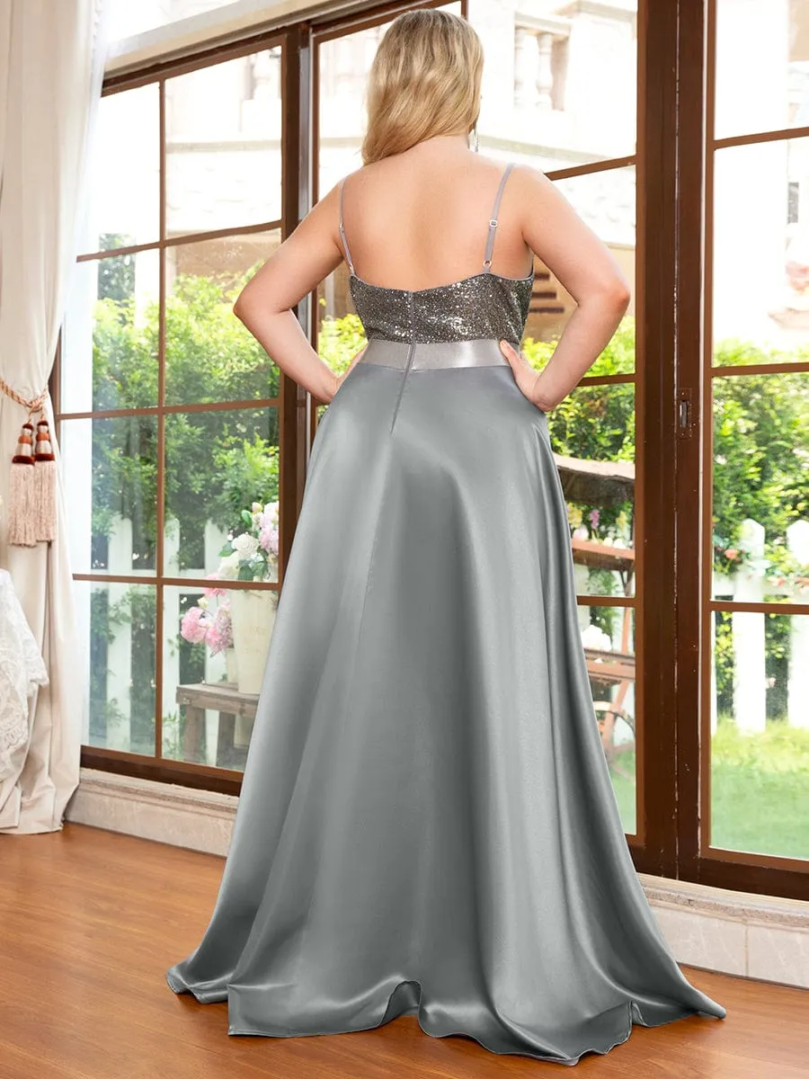 ever ALYNA|Custom Size Sparkly Bodice High Low Prom Dresses for Women sold by Ever Pretty product image thumbnail 4